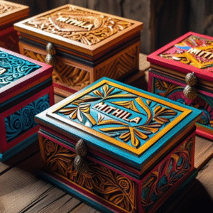 Mithila Wooden Boxes
