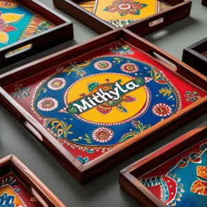 Madhubani Wooden Trays